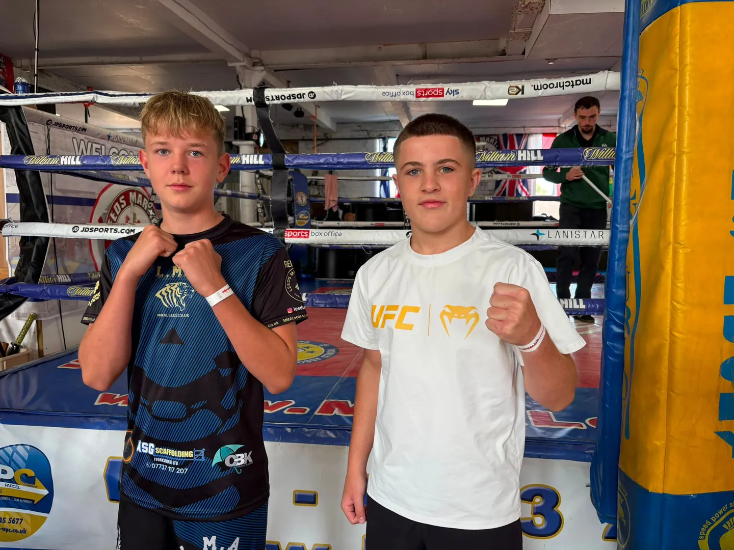 Junior competitors ready for the previous interclub