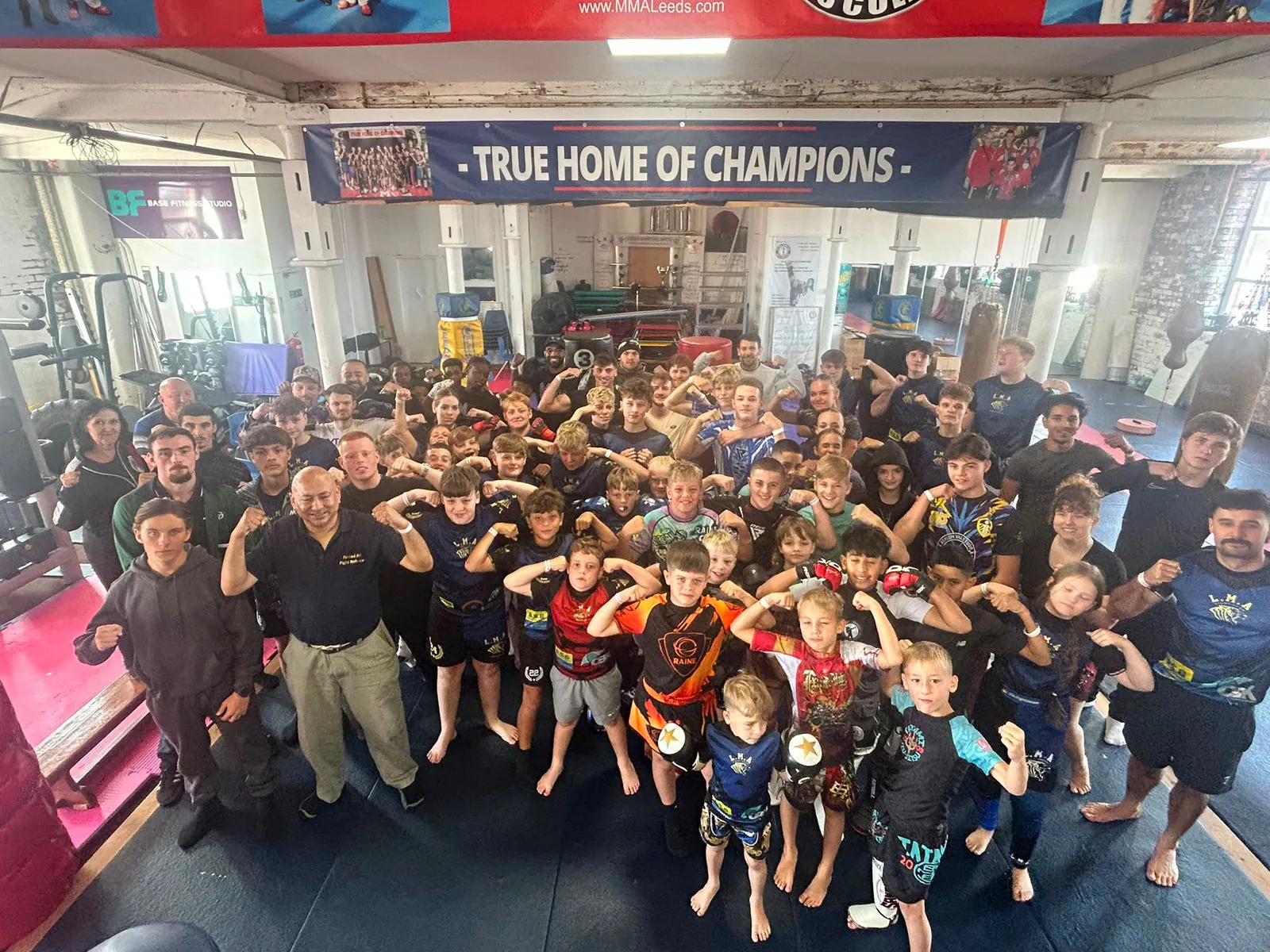 The LMA team and competitors together at the last event